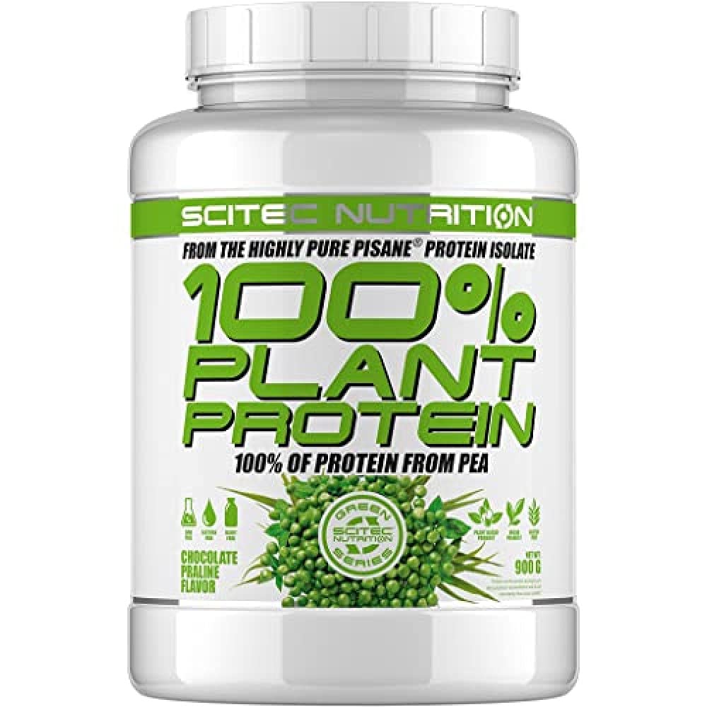Scitec Nutrition Plant Protein Chocolate Praline - 900g Vegan Protein Powder for Muscle Recovery & Weight Management | Ideal for Post-Workout Shakes, Smoothies & Healthy Baking