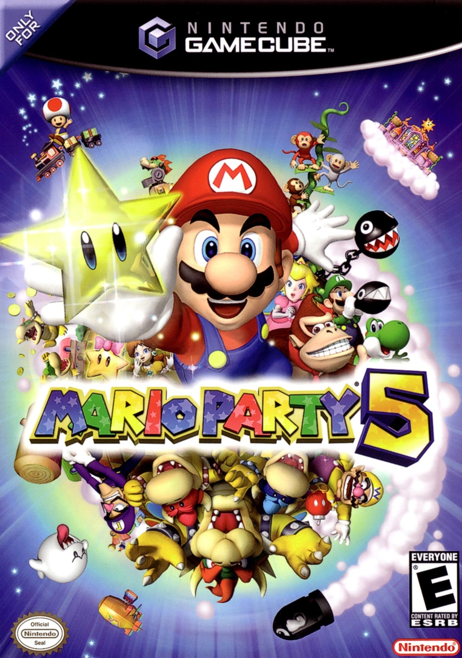 Used Mario Party 5 GameCube Video Game - Authentic Nintendo Game for GameCube Console - Perfect for Retro Gaming Nights and Collectors