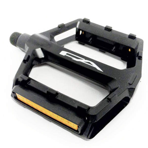 Durable Alloy Bike Pedals 9/16'' with Molded Pins - Black Mountain & Road Bicycle Pedals for Enhanced Grip and Performance
