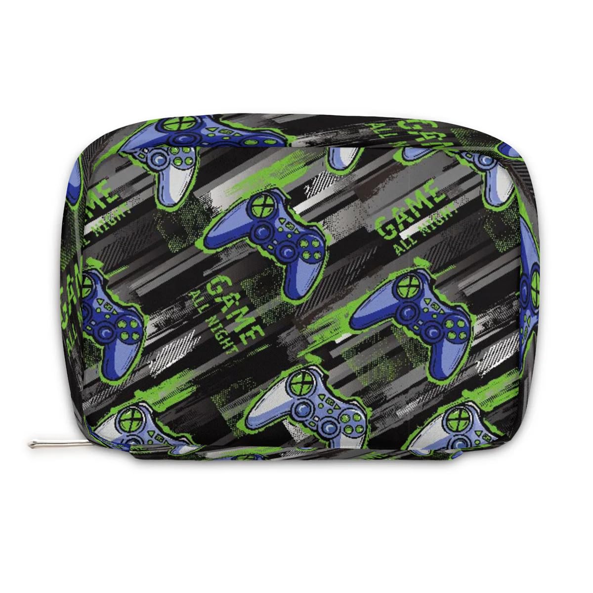 Kids Toiletry Bag for Boys - Small Waterproof Gamer Gamepad Cosmetic Travel Bag for Toddlers | Perfect for Weekend Trips, Sleepovers & Family Vacations