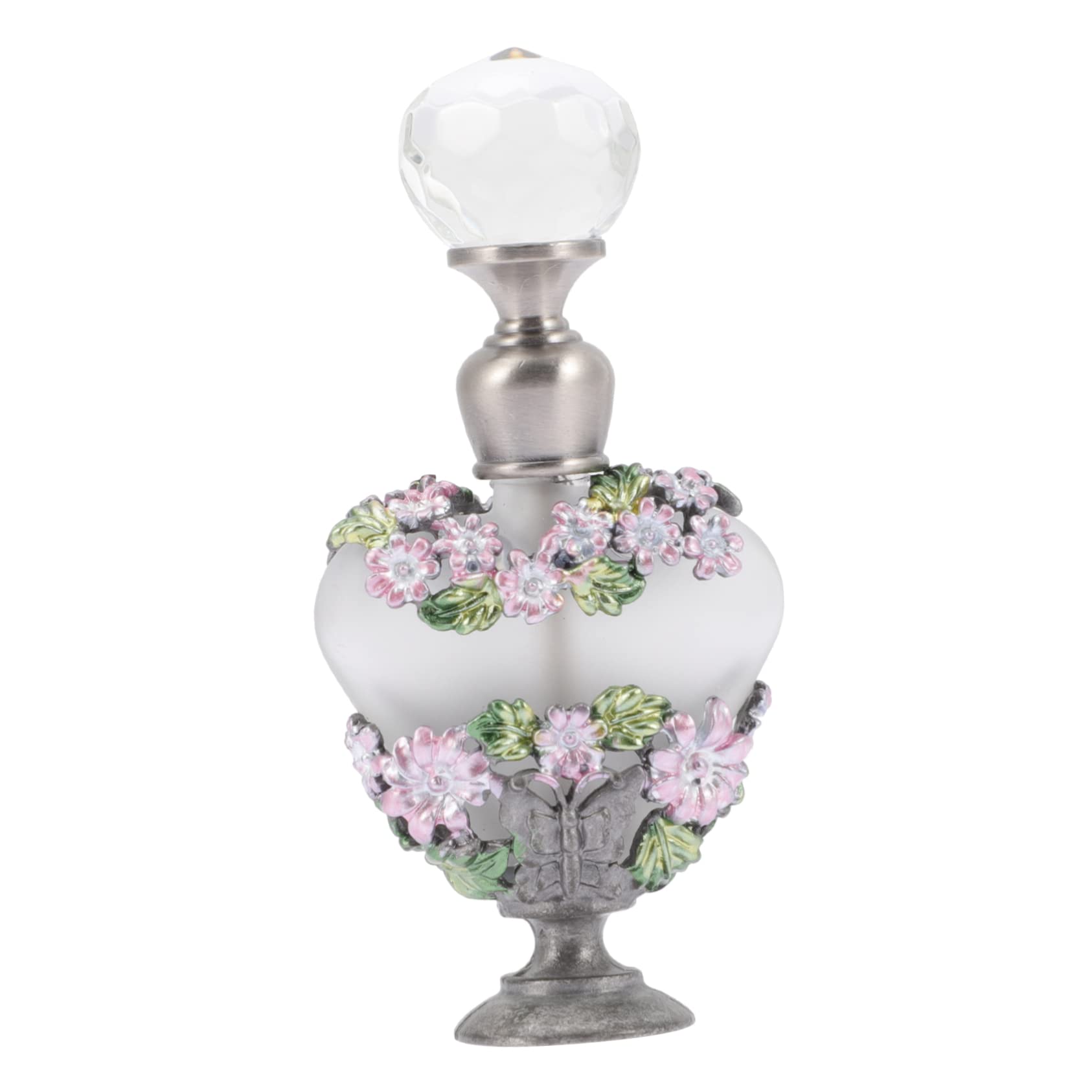 Lurrose Crystal Glass Perfume Bottle Set - 10ml Essential Oil Dropper Bottles with Spray & Travel Decor - Perfect for DIY Perfume, Aromatherapy, Home Fragrance & Gift Giving