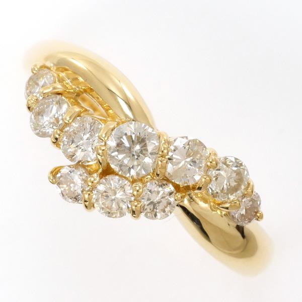 18K Yellow Gold Diamond Ring for Women - Elegant Solitaire Engagement & Wedding Band - Perfect for Proposals, Anniversaries, and Special Occasions
