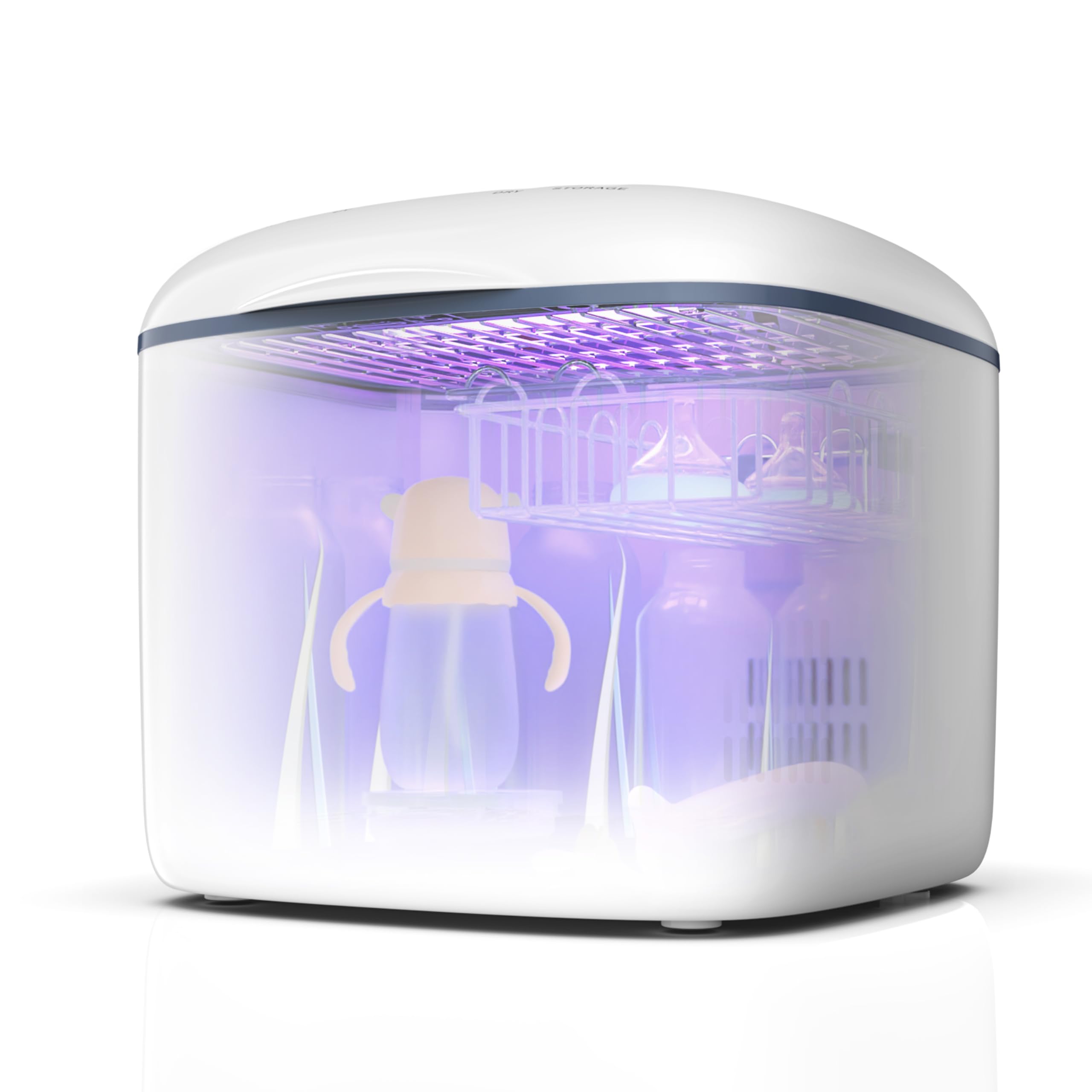 GROWNSY 4-in-1 UV Sanitizer and Dryer Machine - Sterilizer Box for Baby Bottles, Toys, Clothes & Phone Disinfection | Home Sanitizing Solution for Family, Beauty Tools & Toothbrush Care | Perfect for Nursery, Travel & Daily Hygiene