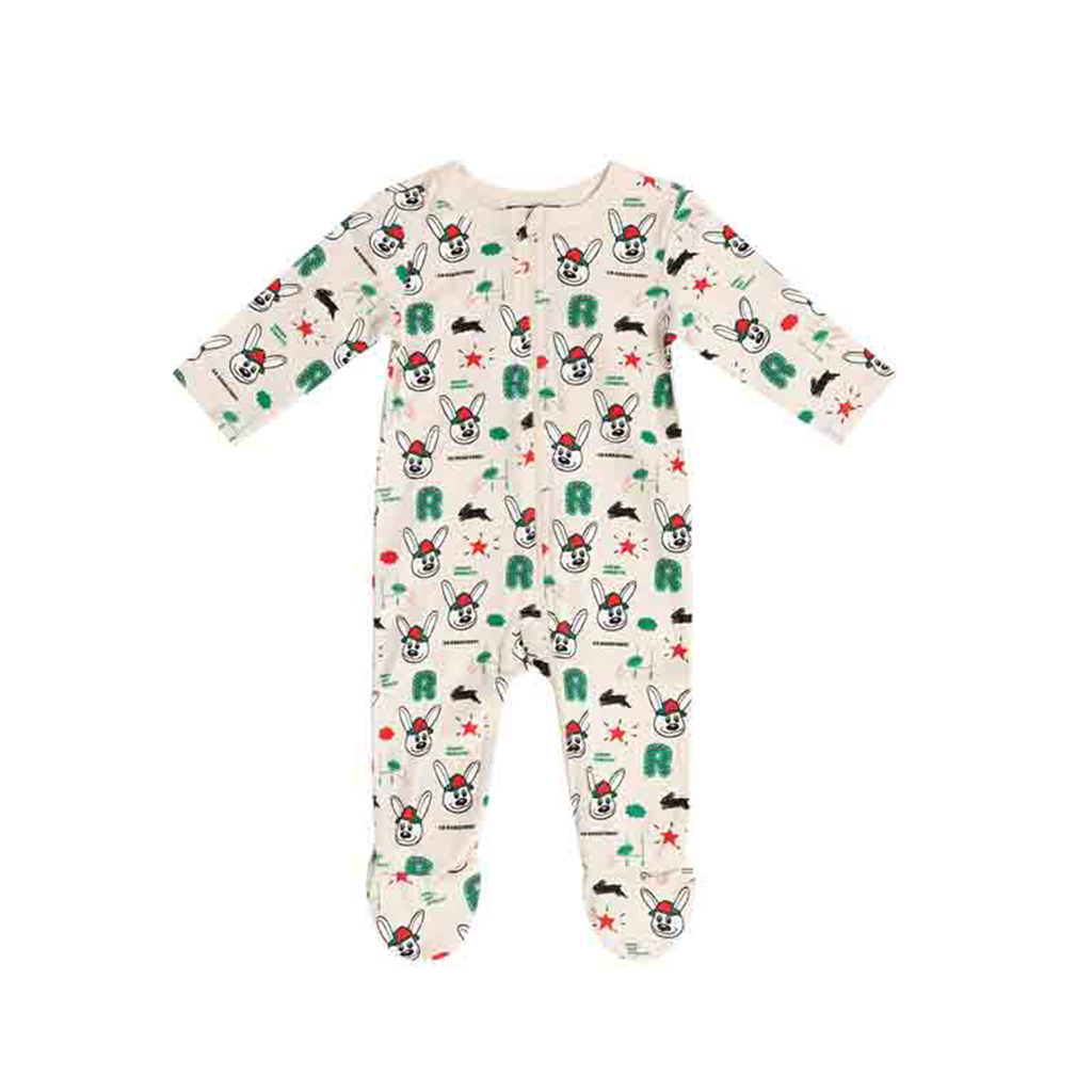 South Sydney Rabbitohs Baby Cloud Romper - Soft & Comfortable Infant Bodysuit for Boys & Girls - Perfect for Game Day, Family Outings & Playtime