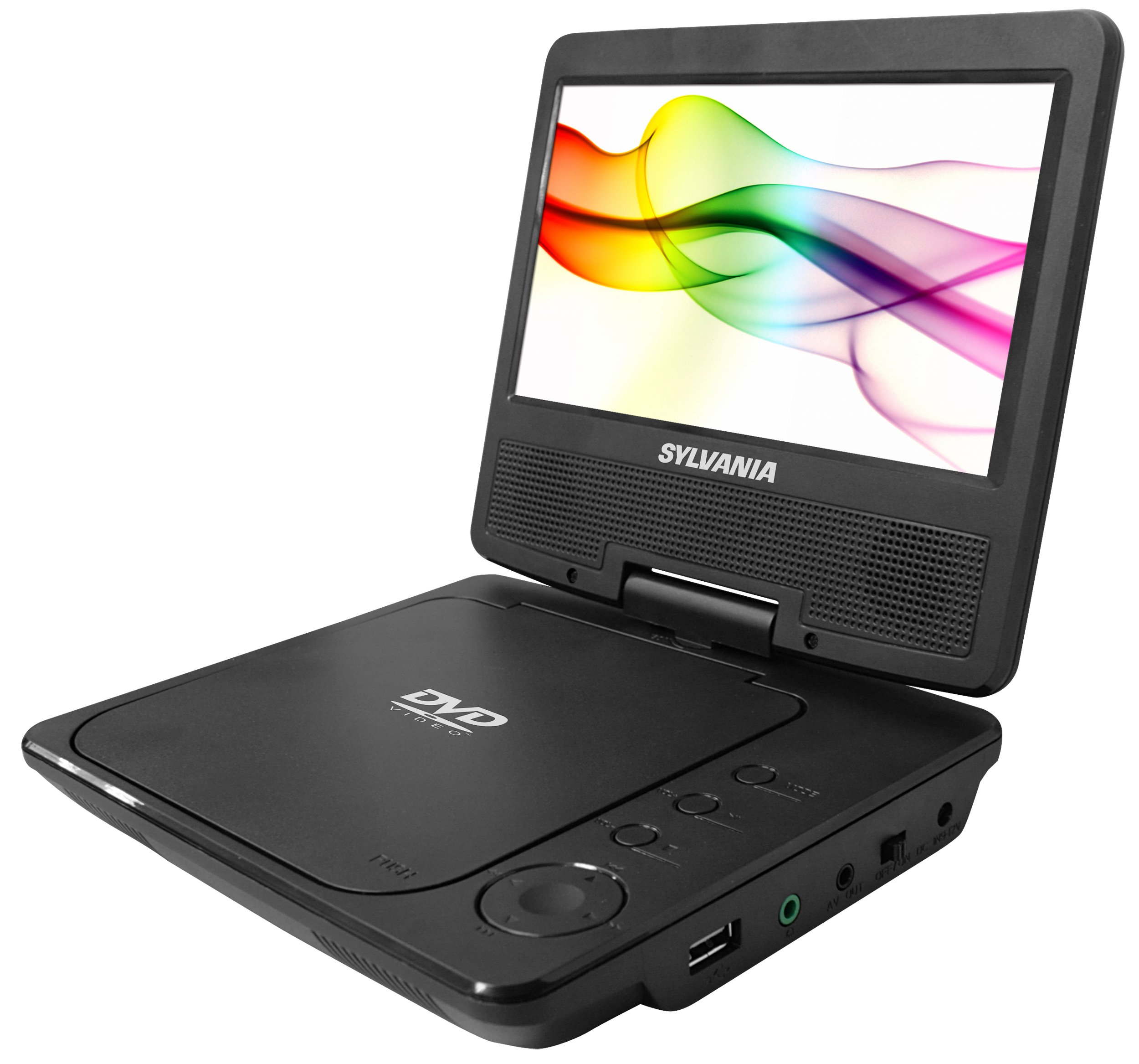 PROSCAN ELITE 7-Inch Portable DVD Player with Built-in Rechargeable Battery, Headphone Jack & Carrying Case - Black | Perfect for Travel, Kids, Cars & Home Entertainment