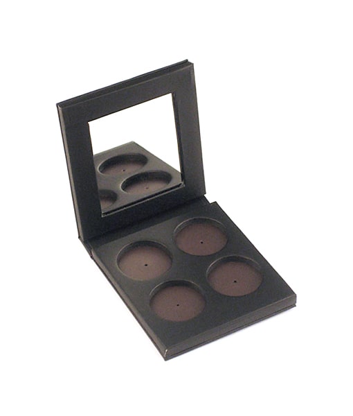 4-Well Magnetic Eyeshadow Palette - Professional Makeup Organizer for Travel & Home Use - Perfect for Makeup Artists & Beauty Enthusiasts