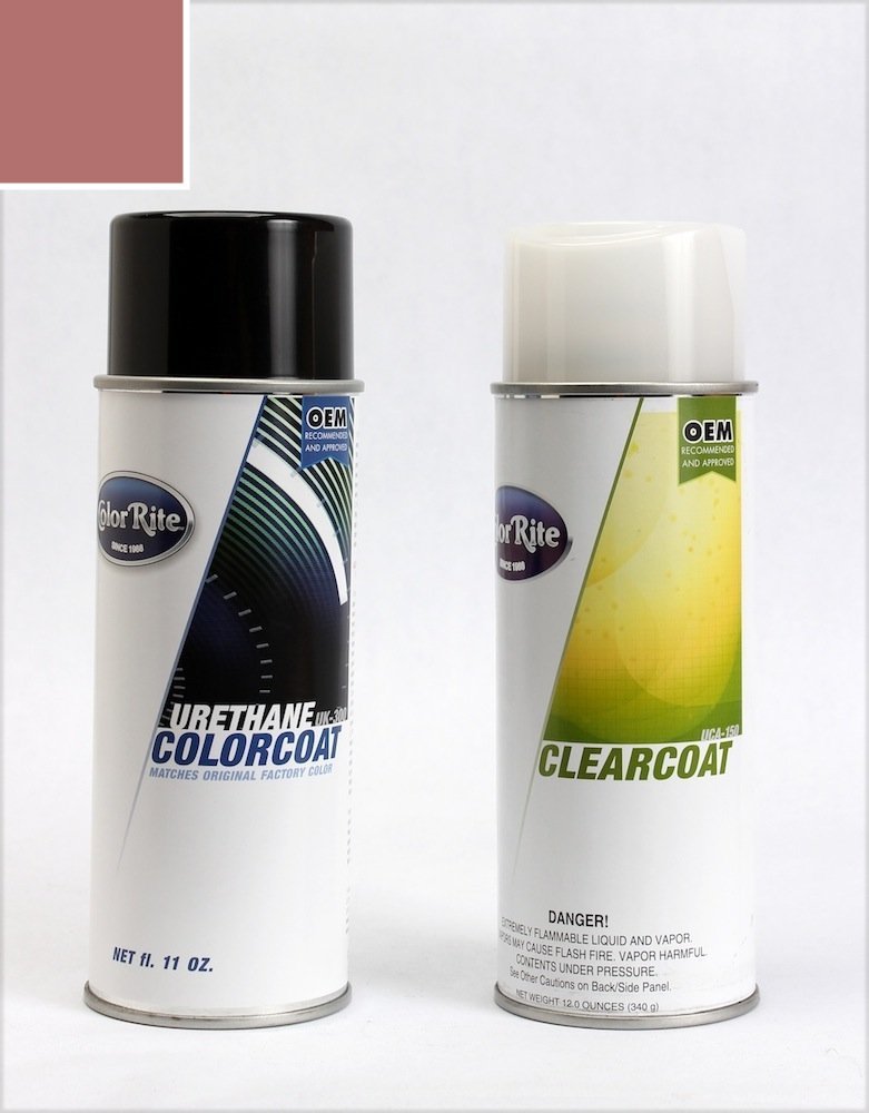Ford All Automotive Touch-Up Paint Aerosol - Woodrose Metallic Clearcoat CD/M6421 | Complete Kit for Car Scratch Repair | Perfect for DIY Auto Body Touch Ups & Minor Damage Restoration