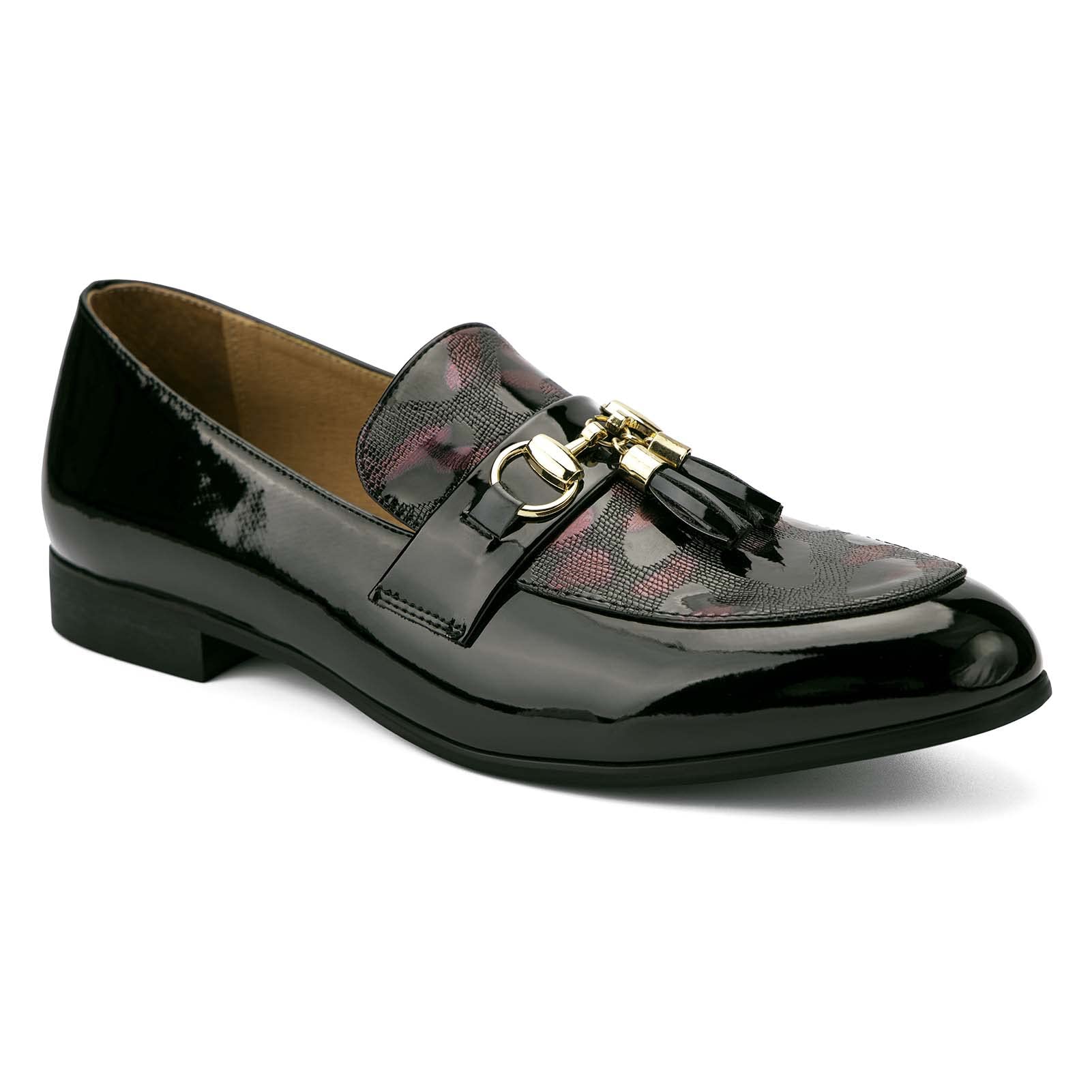 Luxury Black Men's Loafers - Formal Wedding Dress Shoes for Groom, Business & Party Occasions - Comfortable & Stylish Slip-On Shoes for Prom, Office & Special Events