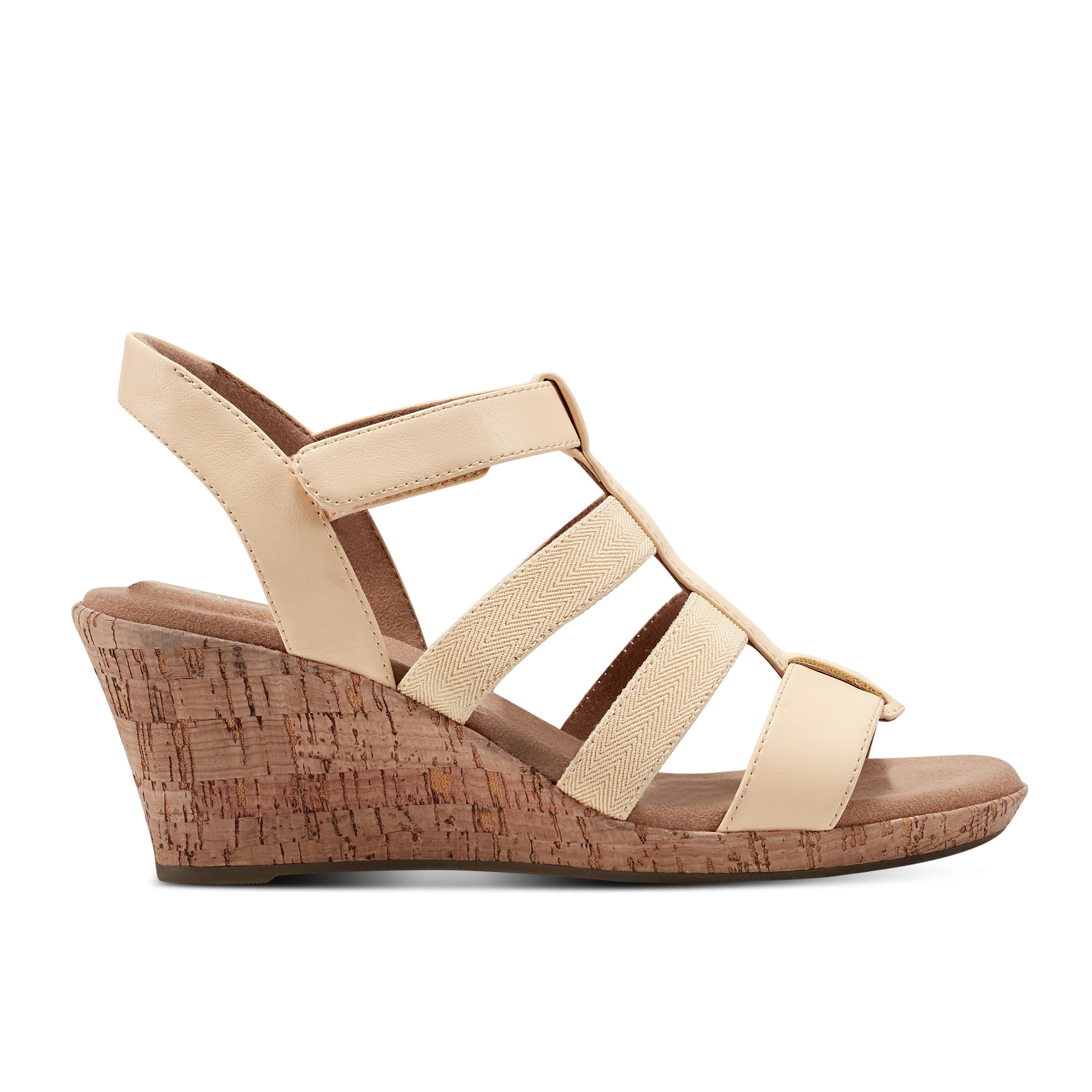 Women's Blanca Elastic T-Bar Sandals - Comfortable Summer Casual Shoes for Beach, Walking & Outdoor Activities