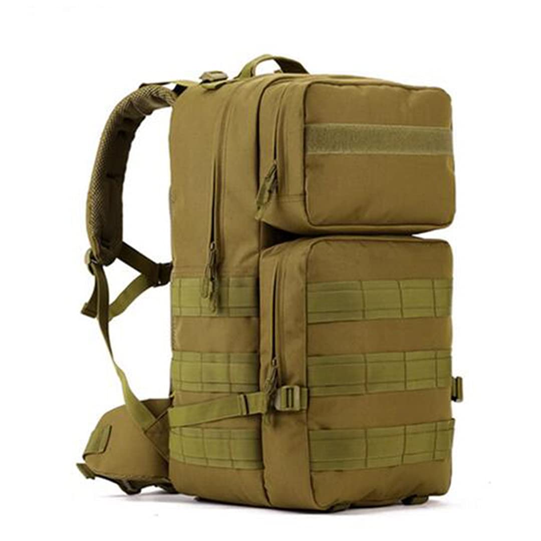 55L Waterproof Tactical Backpack for Outdoor Travel & Hiking - Military Grade Camping Backpack for Men & Women - Perfect for Camping, Mountaineering, and Adventure Trips