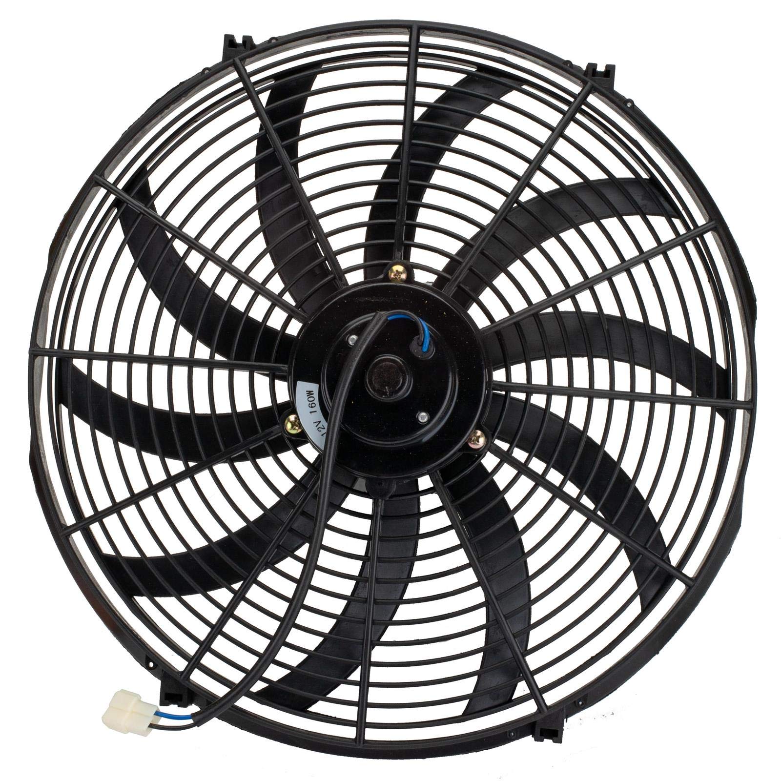 14 Inch Universal Electric Radiator Cooling Fan - High Performance Auto Cooling System for Cars, Trucks & SUVs - Perfect for Engine Overheating Protection & Summer Driving