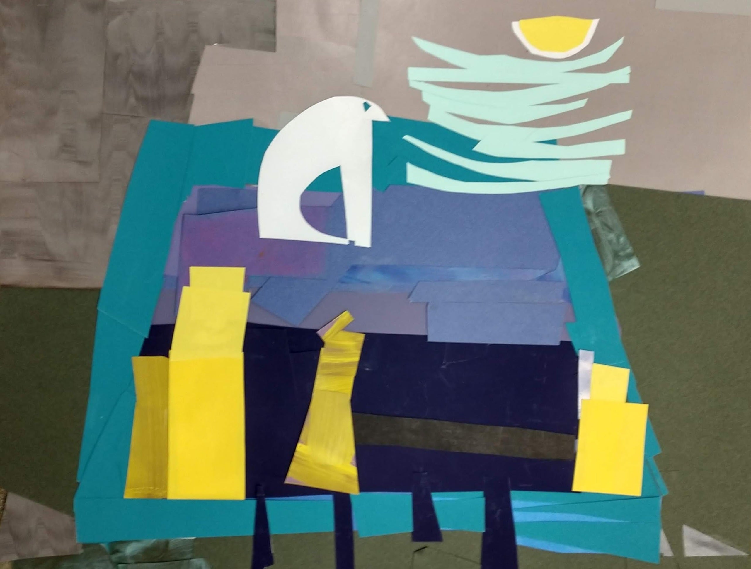 Kathleen Craig: Still Life with Ape - Modern Abstract Art Painting for Home & Office Decor | Perfect for Living Rooms, Bedrooms, and Creative Spaces