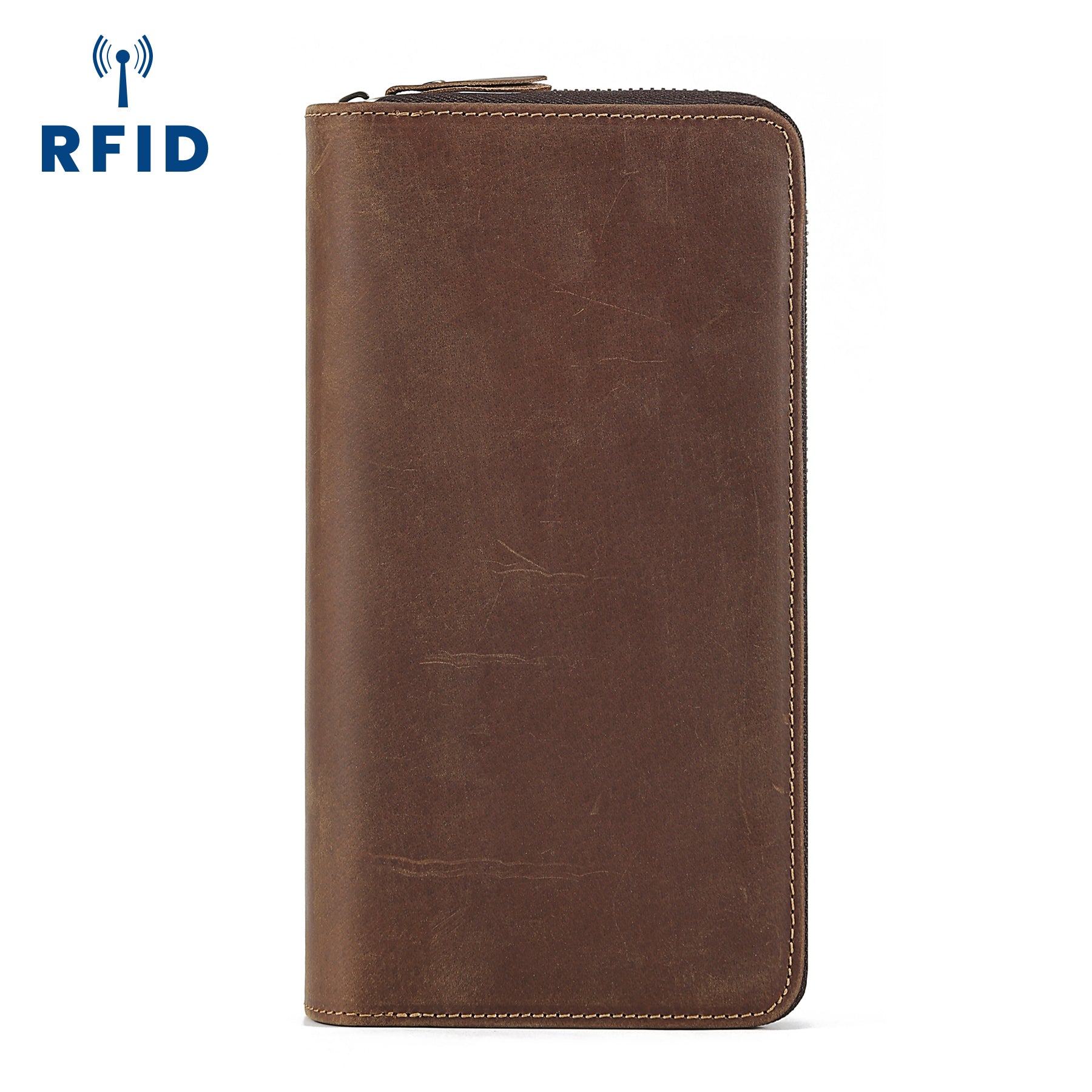 Men's RFID Blocking Slim Wallet - Secure & Compact Leather Card Holder for Credit Cards & Cash - Perfect for Travel, Business & Everyday Use