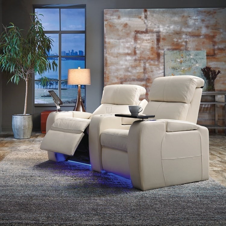 Flicks Home Theatre Seating - Premium Recliner Chairs for Movie Nights & Entertainment Rooms | Comfortable Leather Cinema Seats for Home Theater Setup