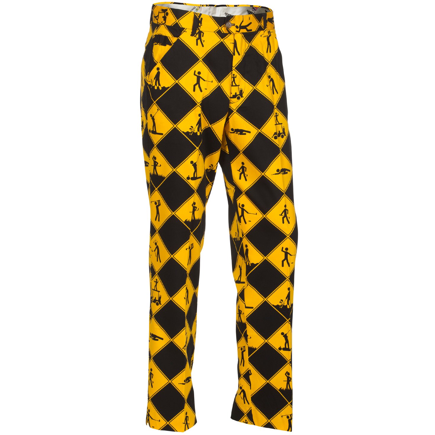 Royal & Awesome Men's Golf Pants - Crazy Patterns for Comfort & Style on the Course