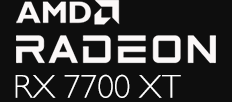 AMD Radeon RX 7700 XT 12GB GDDR6 Gaming Graphics Card - High Performance GPU for 4K Gaming, Video Editing & Streaming | PC Build Upgrade