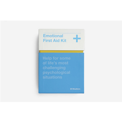 The School of Life Emotional First Aid Card Set - 52 Therapy Cards for Anxiety Relief & Mental Wellness - Perfect for Self-Care, Counseling Sessions & Gift Giving