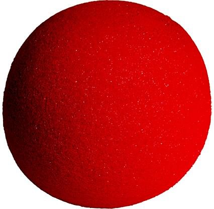 Premium Sponge Ball Single - Red 1.5 Inch for Bath Time, Baby Play, Sensory Activities & Stress Relief