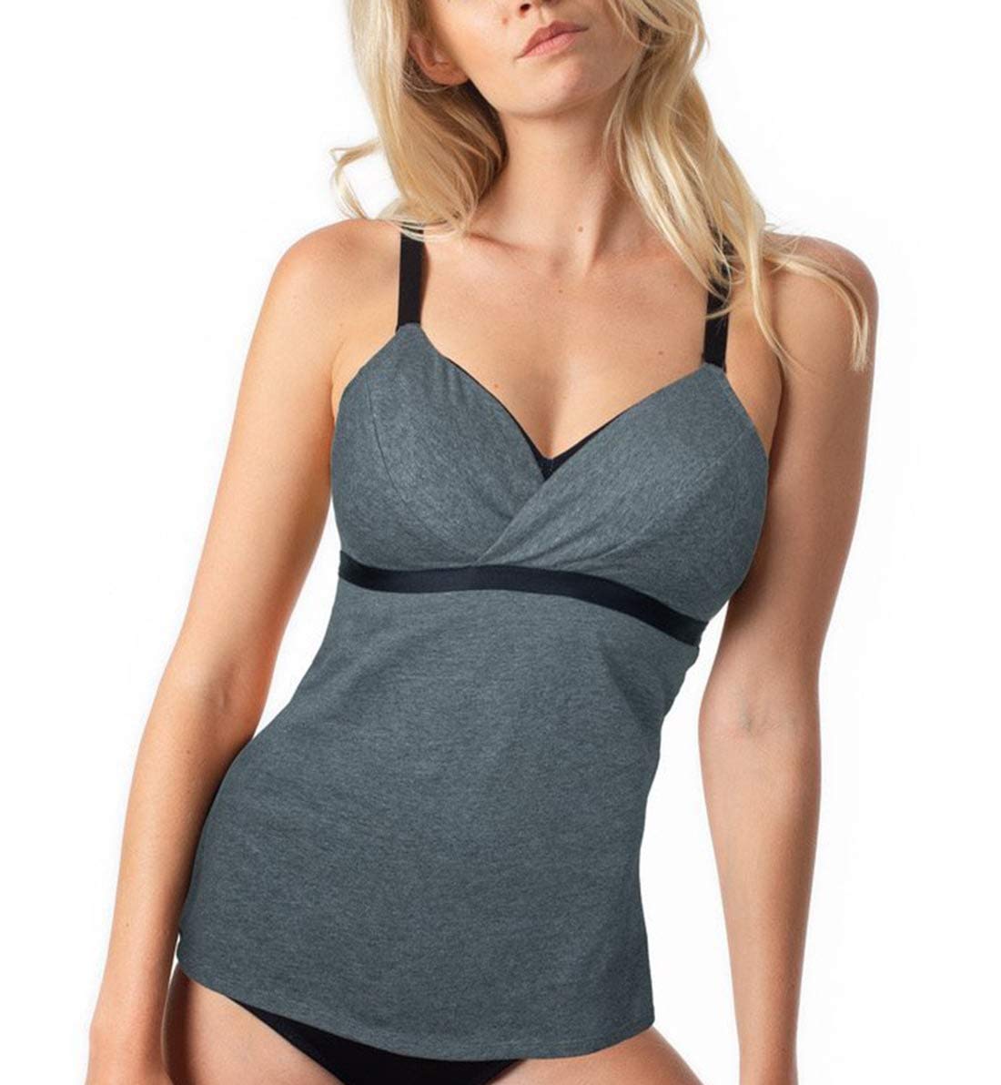 HOTmilk Escapist Nursing Cami - Easy Pull Aside for Breastfeeding