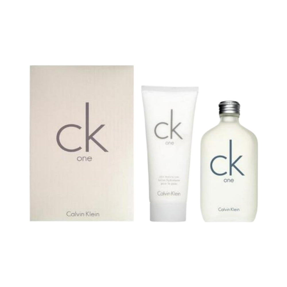 CK One 2 Piece Eau de Toilette Set - 200ml Per Bottle | Unisex Fragrance for Men & Women | Perfect for Daily Wear, Office & Date Nights