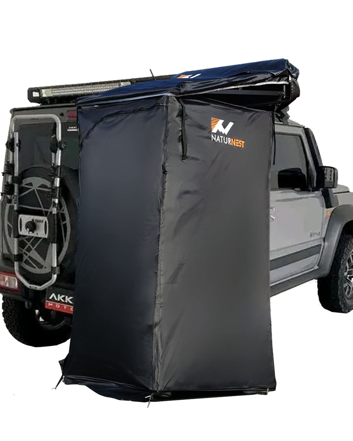 Naturnest Portable Shower Tent for Camping - Outdoor Privacy Shelter for Jeep, Truck, Van & SUV | Perfect for Overlanding, Road Trips & Beach Showers