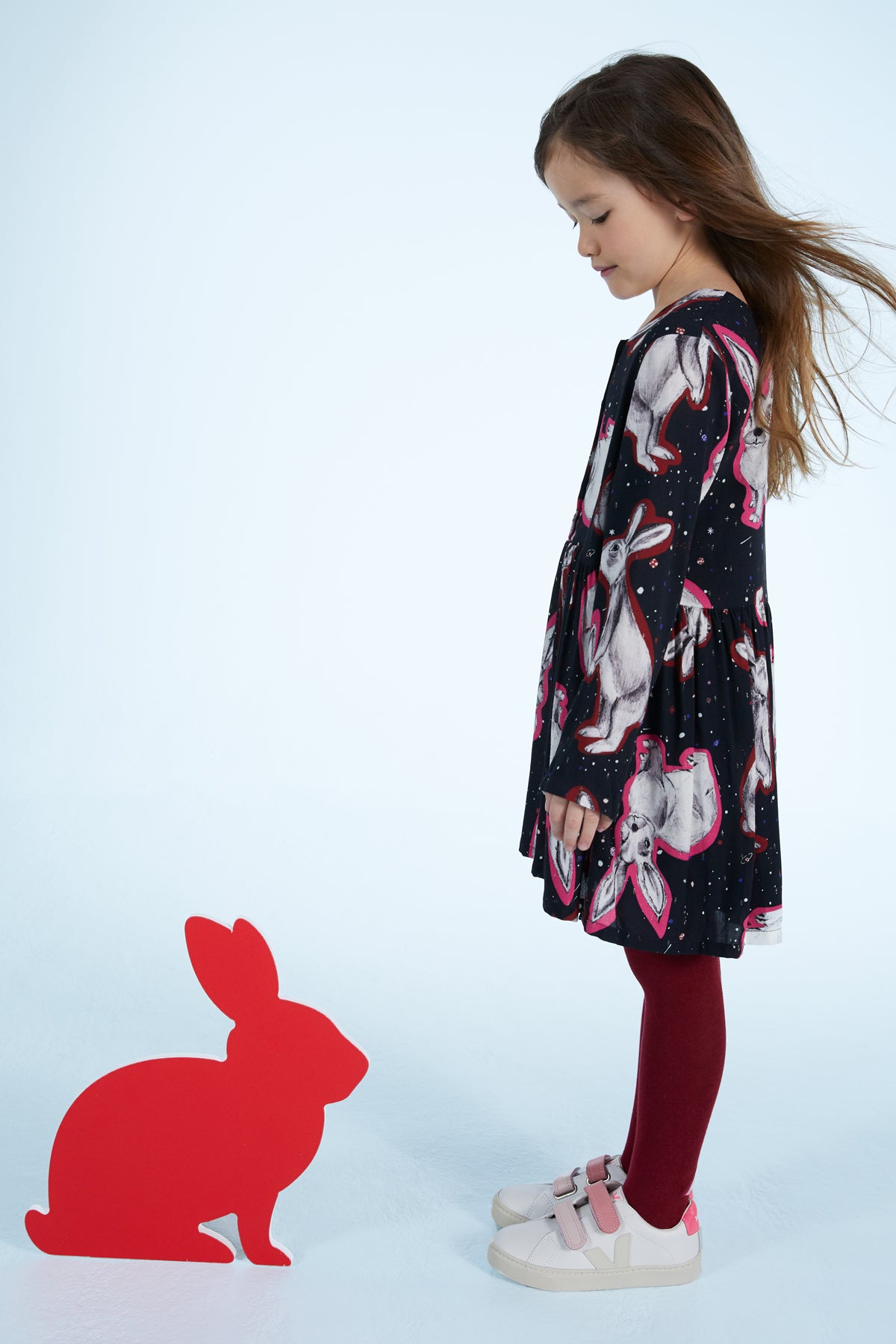 Catimini Interstellar Bunny Girls Dress - Size 3 - Adorable Space-Themed Outfit for Toddlers | Perfect for Birthday Parties, Easter, and Special Occasions