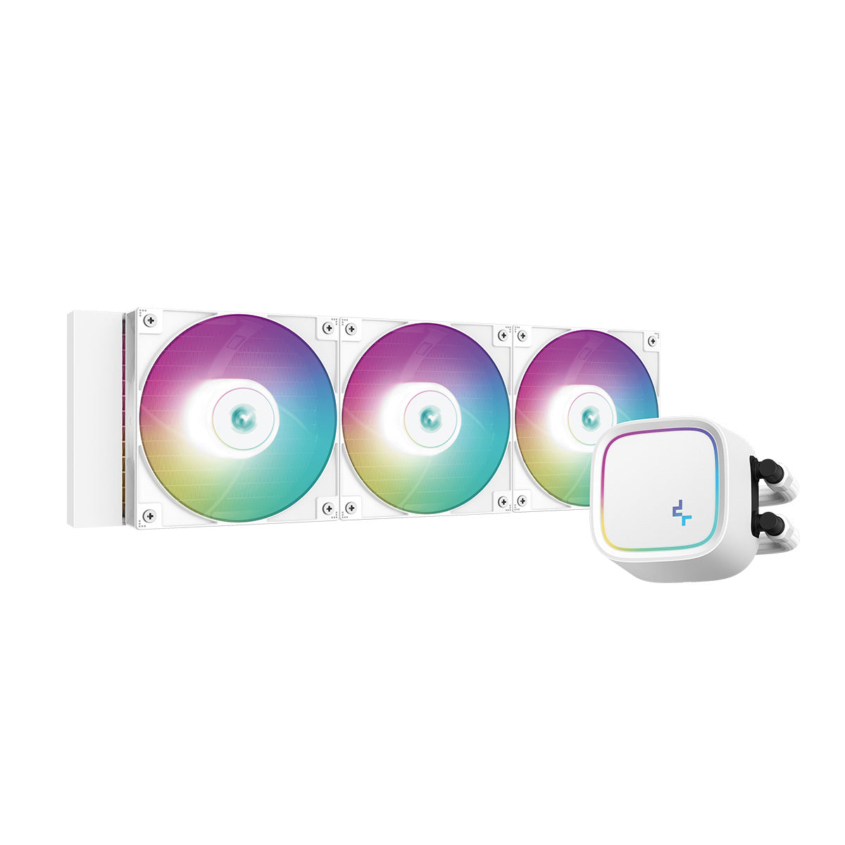 Deepcool LE720 360mm ARGB AIO Liquid CPU Cooler - White | High Performance Cooling for Gaming PCs & Workstations | Perfect for Intel/AMD Processors