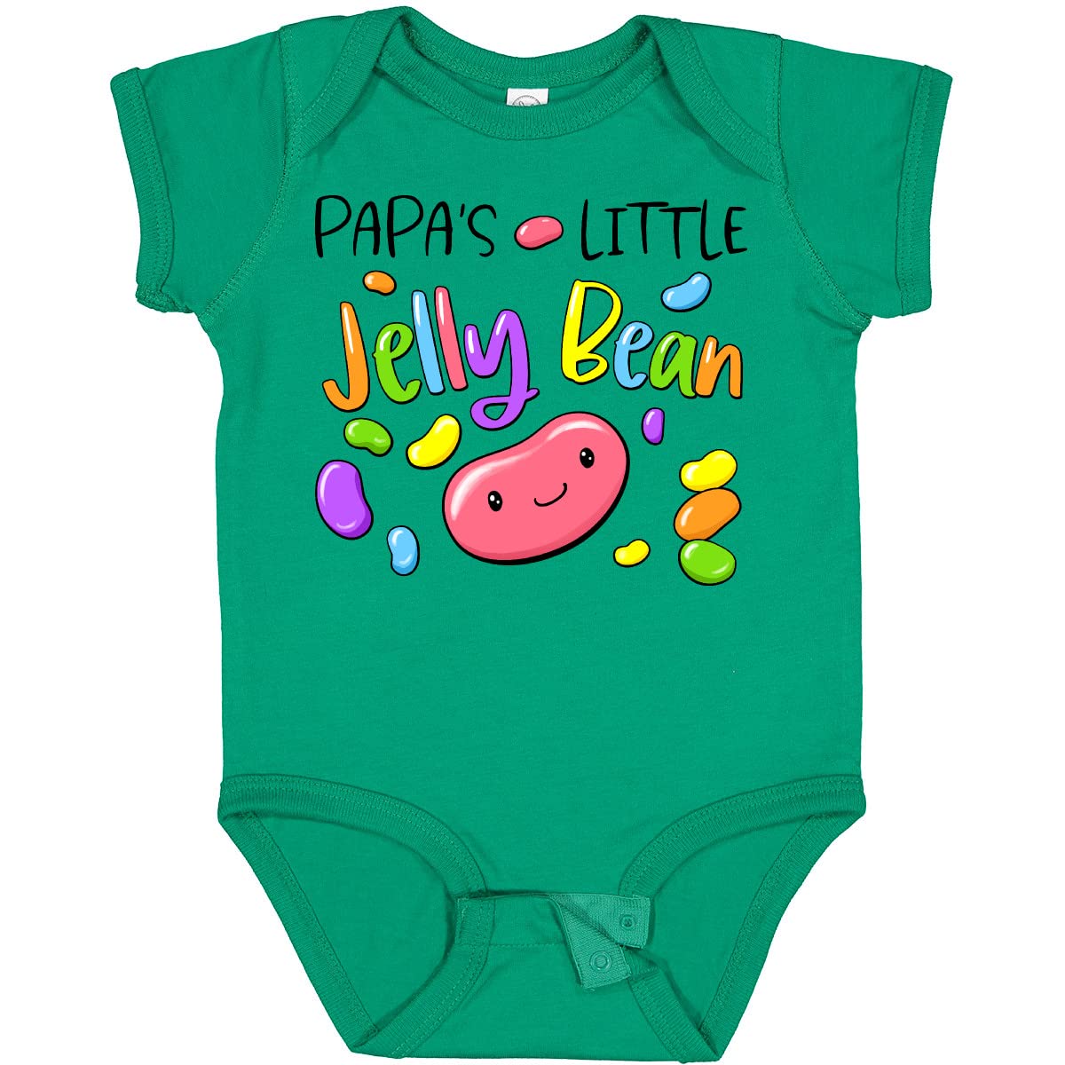Inktastic Papa's Little Jellybean Cute Easter Candy Baby Bodysuit - Soft Cotton Onesie for Newborns & Infants - Perfect Easter Gift, Baby Shower Present & Holiday Outfit