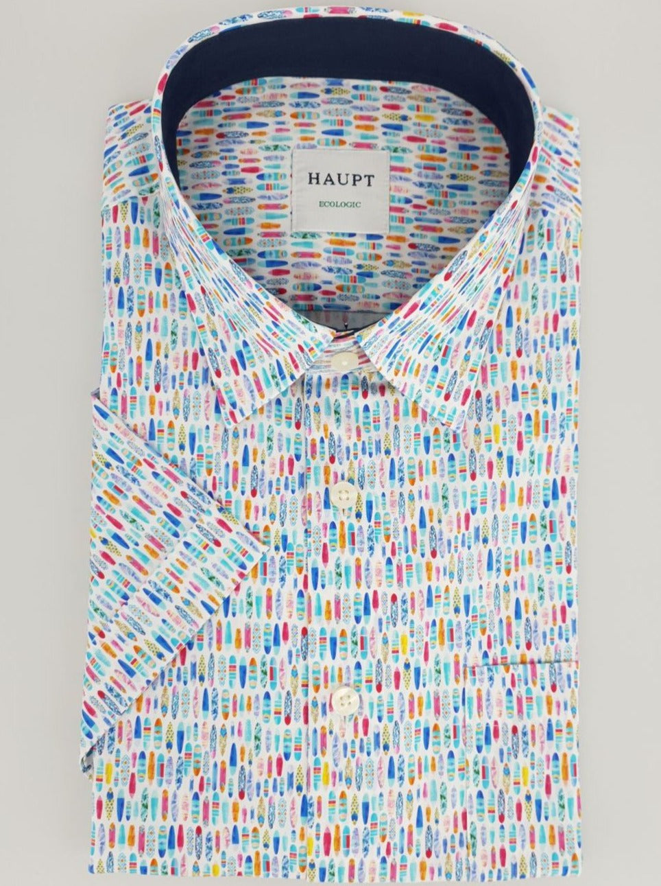Haupt 8029 Short Sleeve Surfboard T-Shirt for Men - Comfortable & Stylish Surfing Apparel - Perfect for Beach, Surfing, and Summer Outings