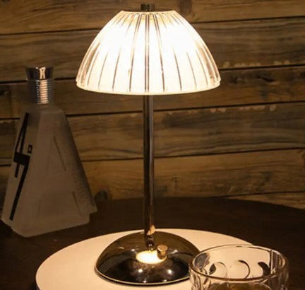 Rechargeable Flameless LED Candle Lamp with Aurora Effect - Perfect for Home Decor, Romantic Dinners, and Relaxing Ambiance