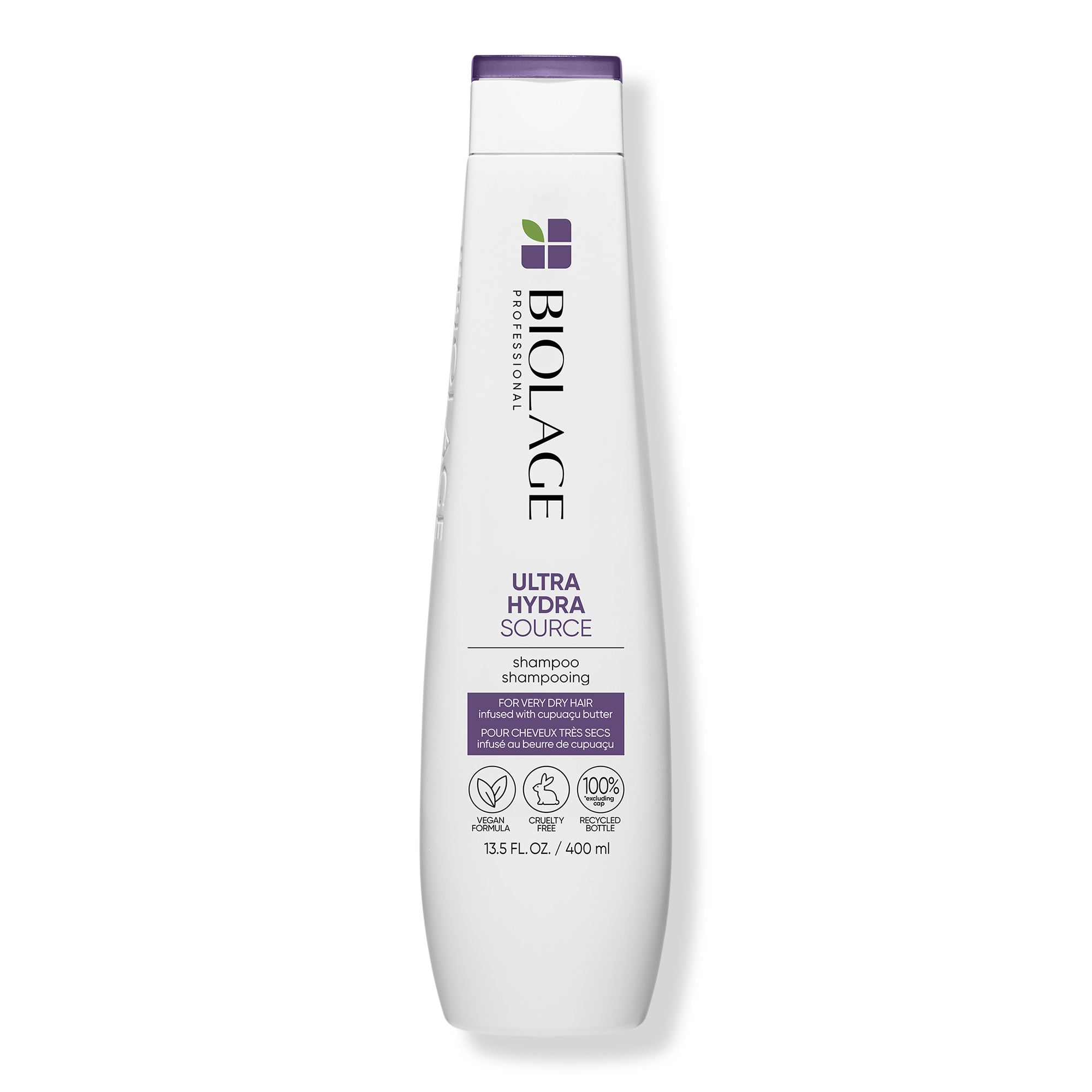 Biolage Ultra HydraSource Shampoo for Dry Hair | Moisturizing & Hydrating Shampoo with Aloe | Professional Salon Quality Hair Care for Women & Men | Perfect for Daily Use & Color-Treated Hair