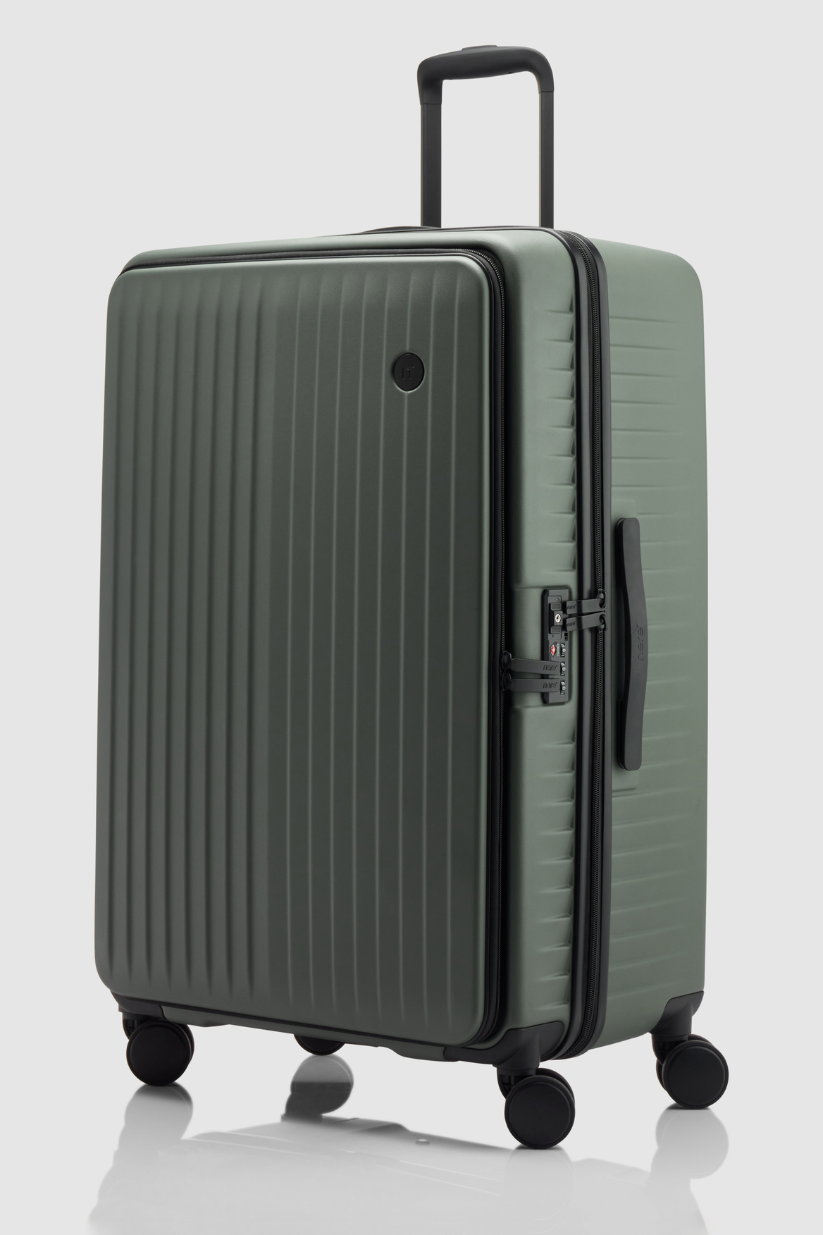 Venture Dual Open 76cm Large Suitcase - Lightweight Durable Luggage for Travel, Business Trips & Vacations | Spacious Design with Smooth Wheels & TSA Lock