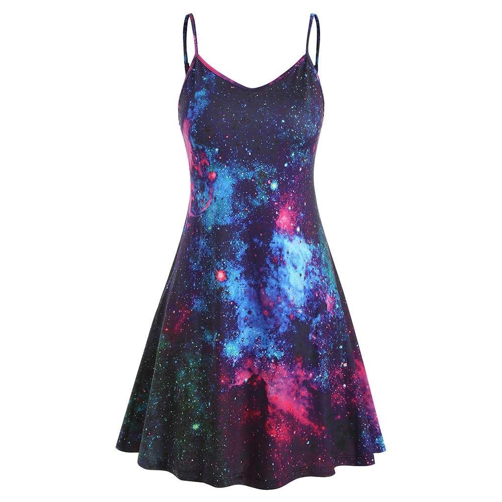 Plus Size Women's Summer Dresses - Floral Printed High Waisted Boho Dress for Party, Formal & Casual Wear | Flowy Maxi Dress for Beach, Wedding & Vacation