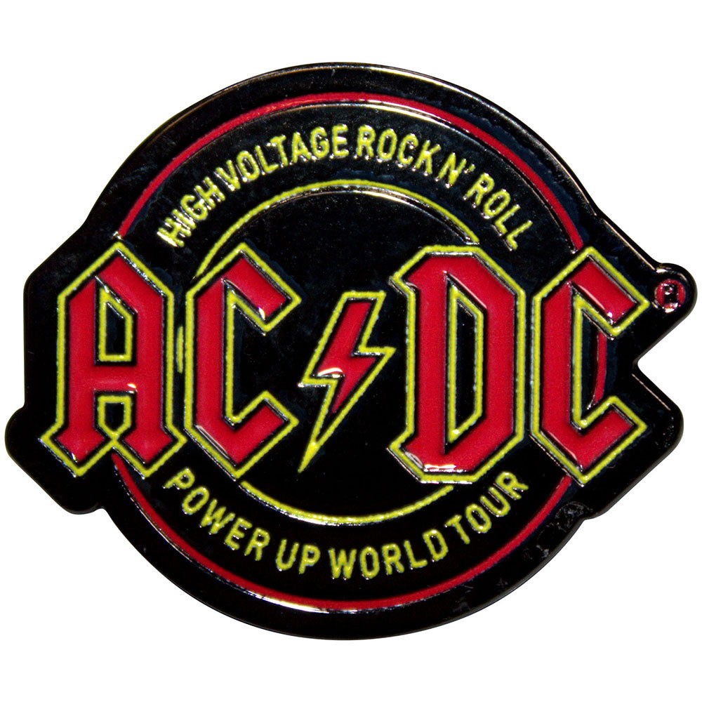 AC/DC High Voltage Rock N Roll Power Up World Tour Pin Badge - Collectible Music Band Merchandise for Concerts, Gifts & Fan Collections