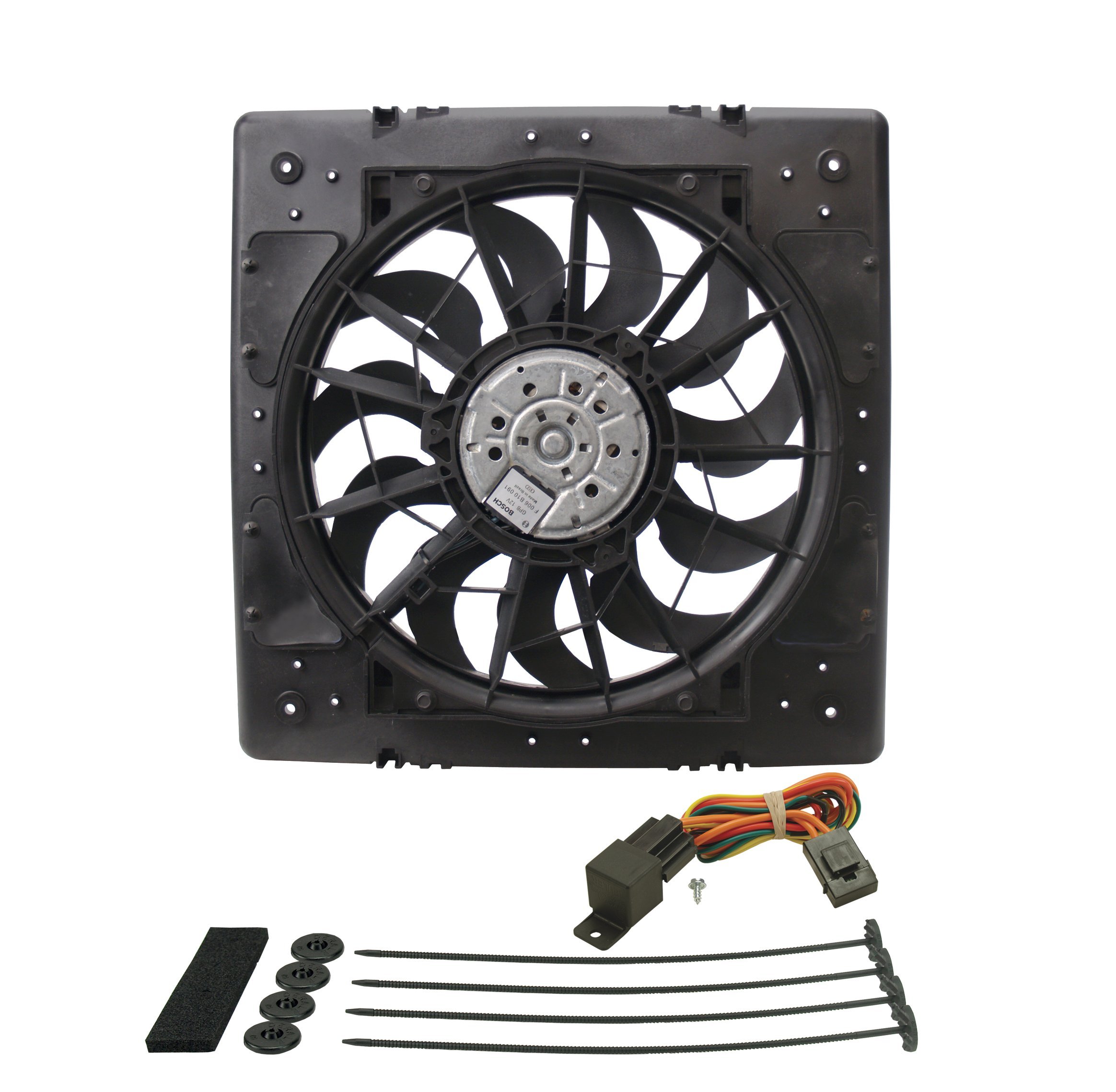 Derale 16926 High Performance Radiator Cooling Fan - Heavy Duty Cooling for Trucks, SUVs & Off-Road Vehicles | Perfect for Engine Overheating Prevention & Summer Driving