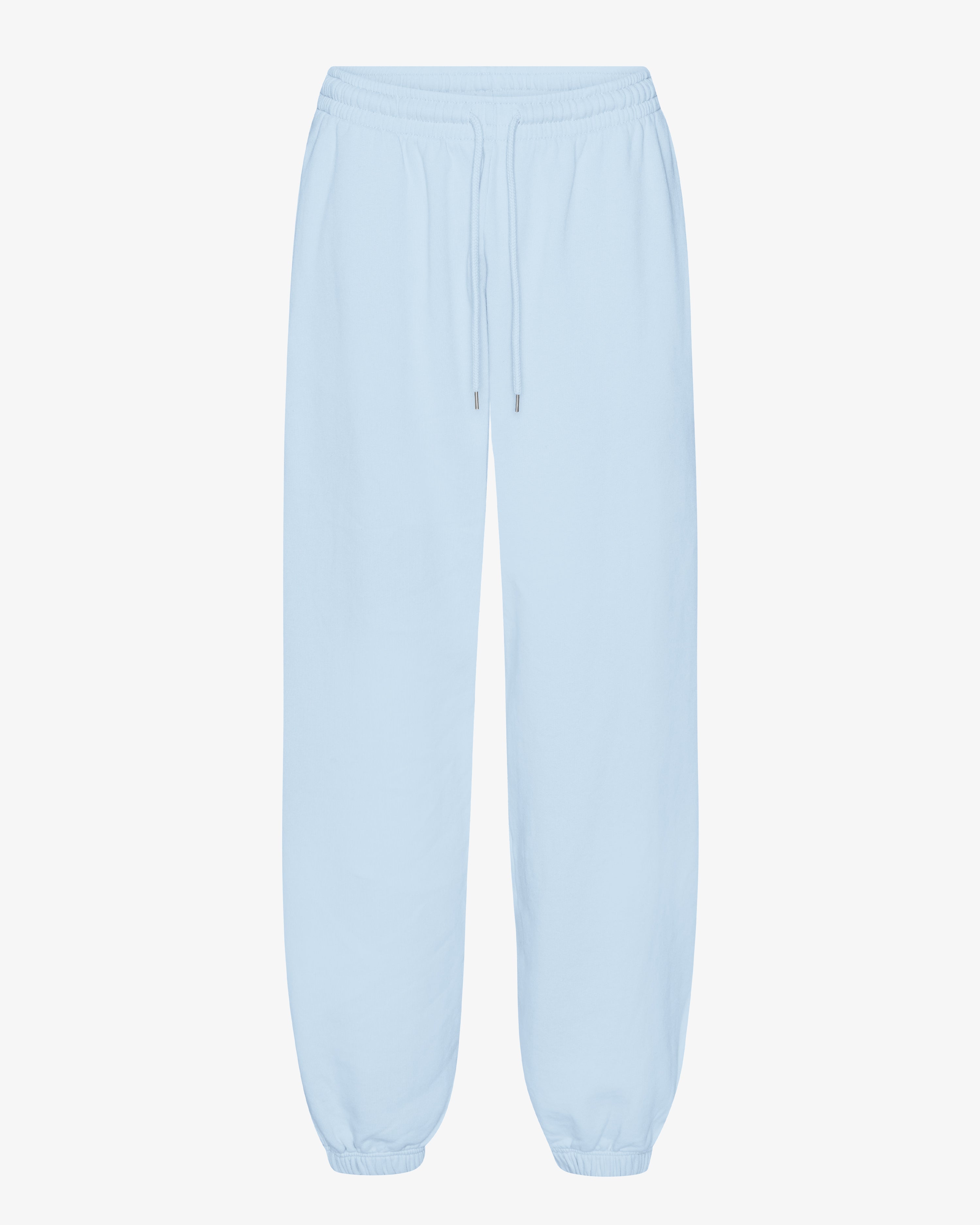 Organic Relaxed Sweatpants for Women - Soft Polar Blue Cotton Lounge Pants - Perfect for Yoga, Home & Casual Wear