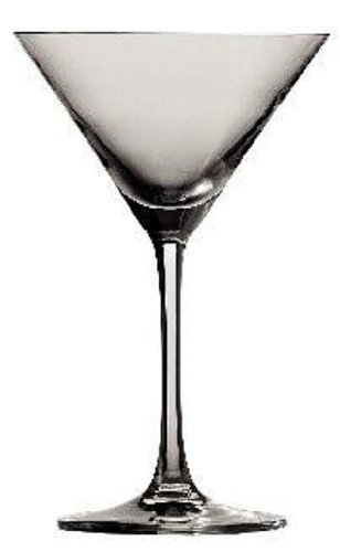 Schott Zwiesel Tritan Crystal Clear Martini Glasses Set of 6 - Premium Shatterproof Stemware for Cocktails, Wine & Champagne - Perfect for Home Bars, Dinner Parties & Special Occasions