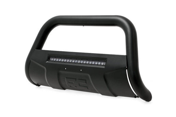 2005-2018 Nissan Frontier Bull Bar with LED Light Bar - Black Series for 2WD/4WD | Heavy Duty Front Bumper Guard | Off-Road Protection & Style | Perfect for Truck Enthusiasts & Outdoor Adventures