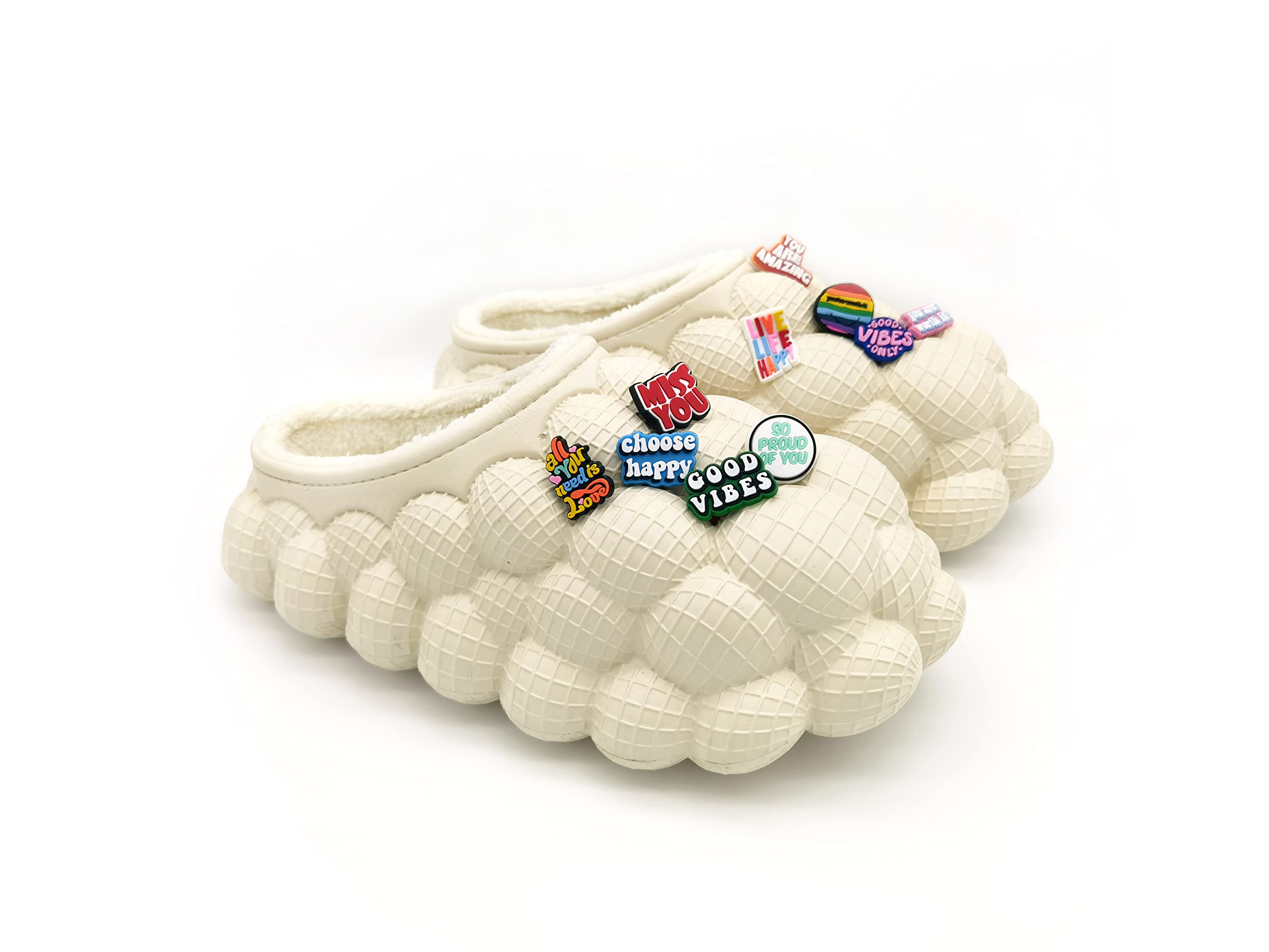 Women's Novelty Bubble Slippers - Comfortable Bubble Slides for Home, Beach, Shower, Swimming, Spa & Gym | Perfect House Slippers, Bath Sandals & Pool Shoes for Relaxation