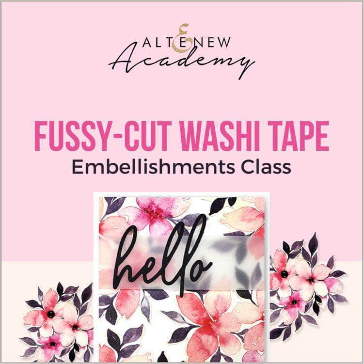 Fussy Cut Washi Tape Embellishments DIY Craft Kit - Perfect for Scrapbooking, Journaling & Card Making