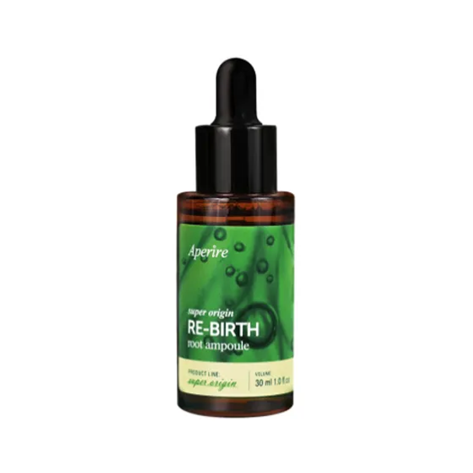 Super Origin Rebirth Root Ampoule 30ml - Intense Hydrating & Anti-Aging Facial Serum for Glowing Skin | Perfect for Night Routine & Dry Skin Care