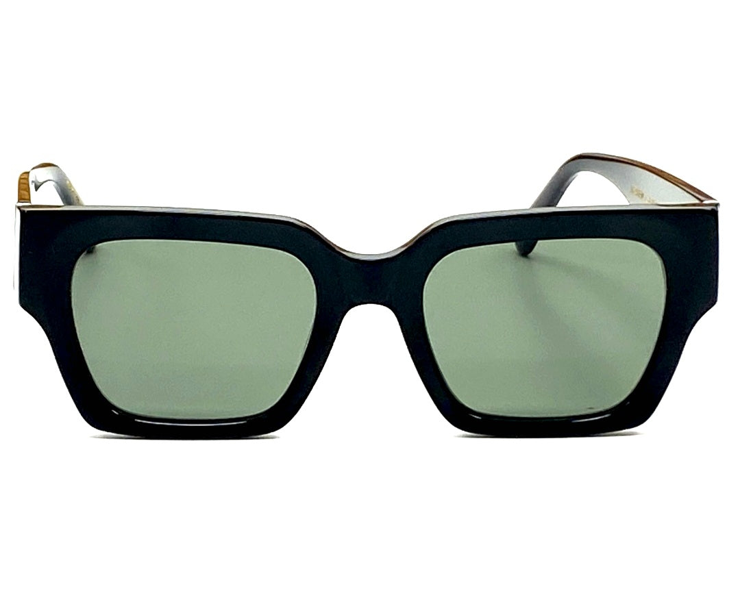 Kazoku Lunettes Raven Square Sunglasses for Men & Women - UV Protection, Polarized, Fashionable - Perfect for Driving, Beach, and Outdoor Activities