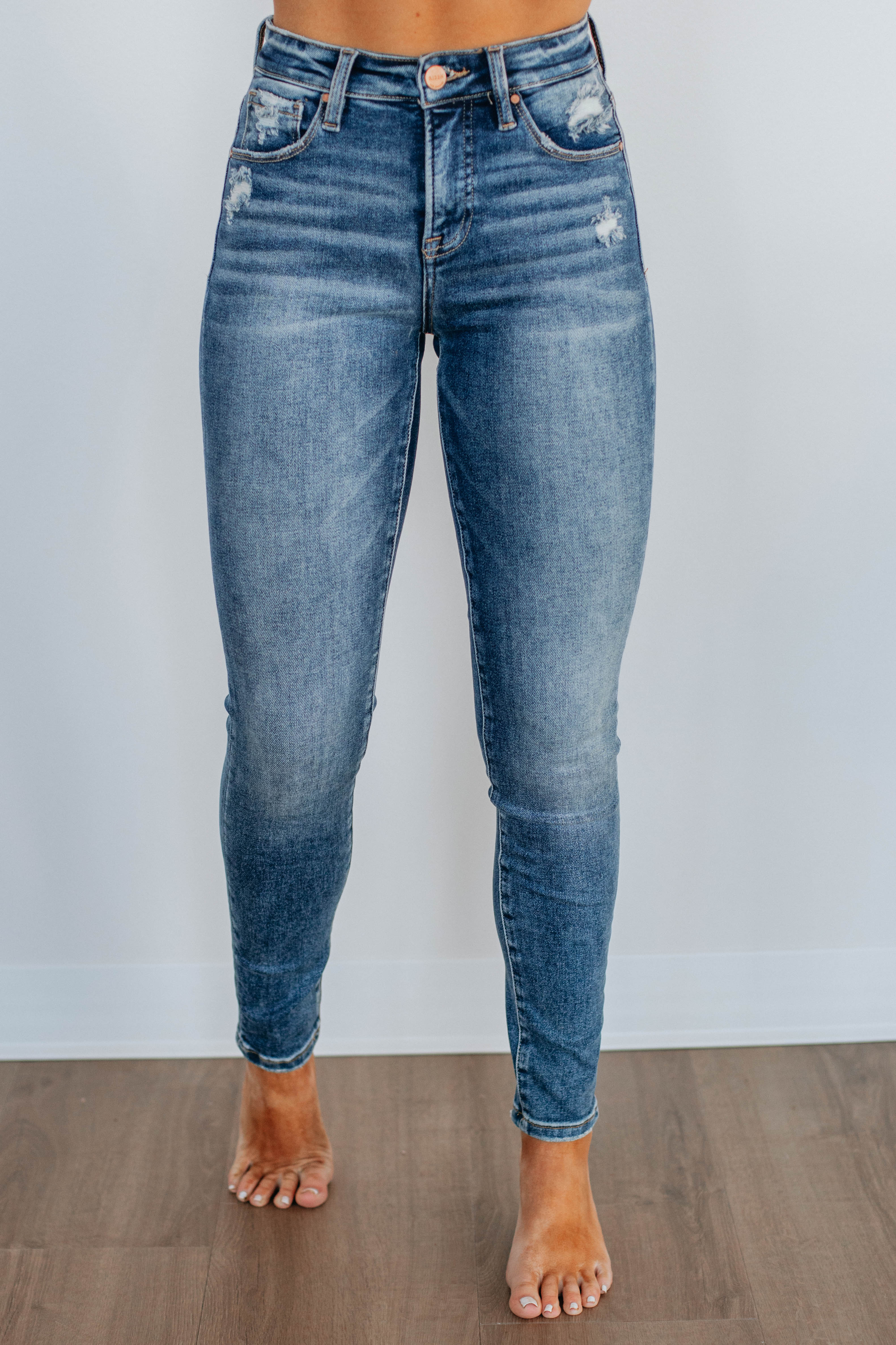 Grant Risen Jeans for Men - High Waist Slim Fit Stretch Denim Pants - Perfect for Casual Wear, Office & Night Out