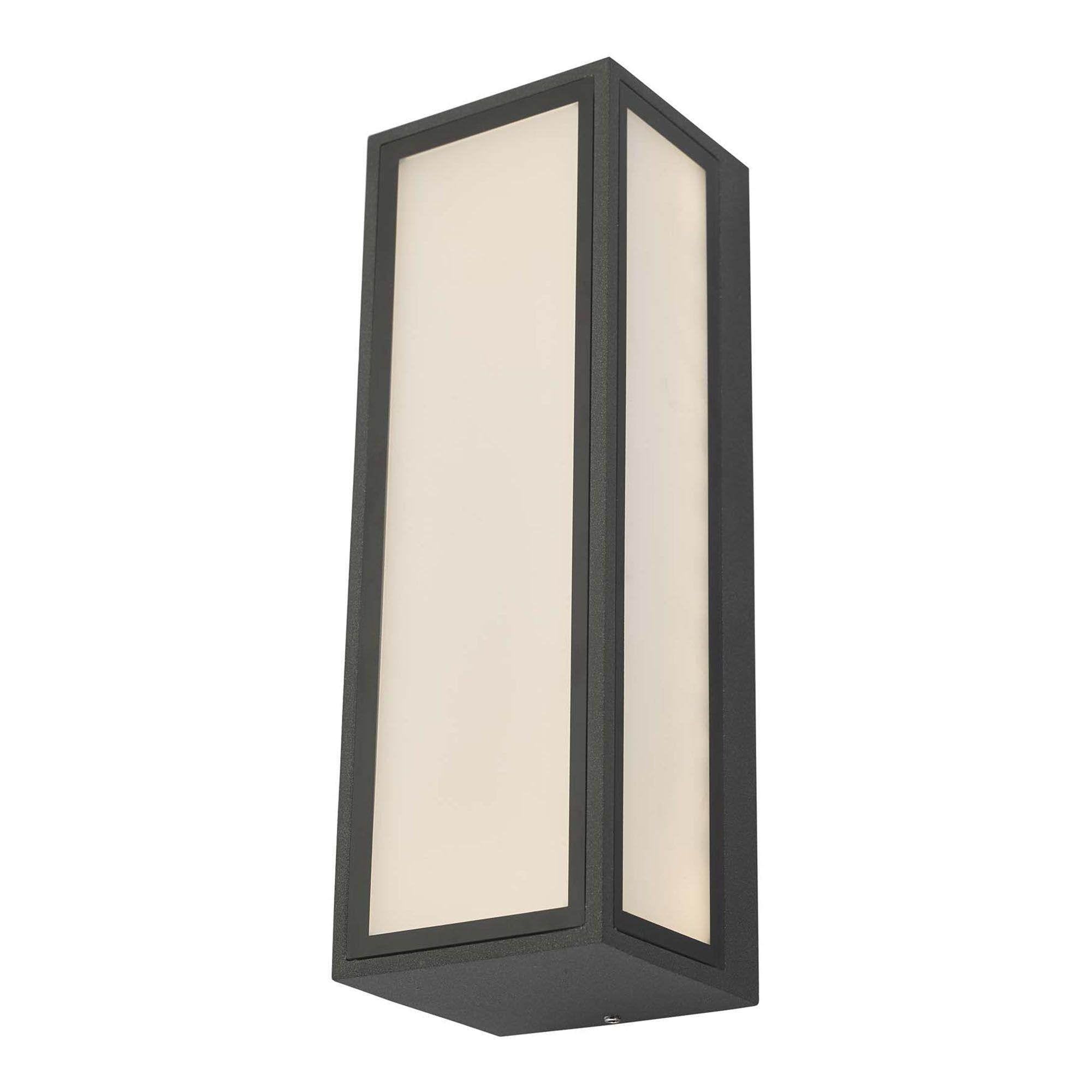 Arham 1 Light Wall Light Anthracite IP65 LED - Modern Outdoor Wall Sconce for Patio, Garden, and Porch Lighting