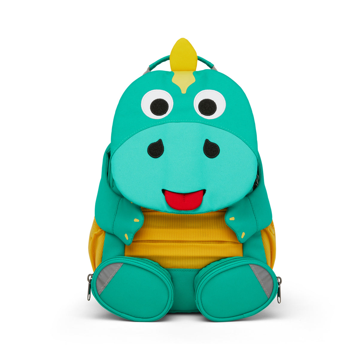 Affenzahn Large Dinosaur Backpack for Kids - Spacious School Bag with Adjustable Straps (AF039 DIDI/DINOSAURO) - Perfect for School, Travel & Outdoor Adventures