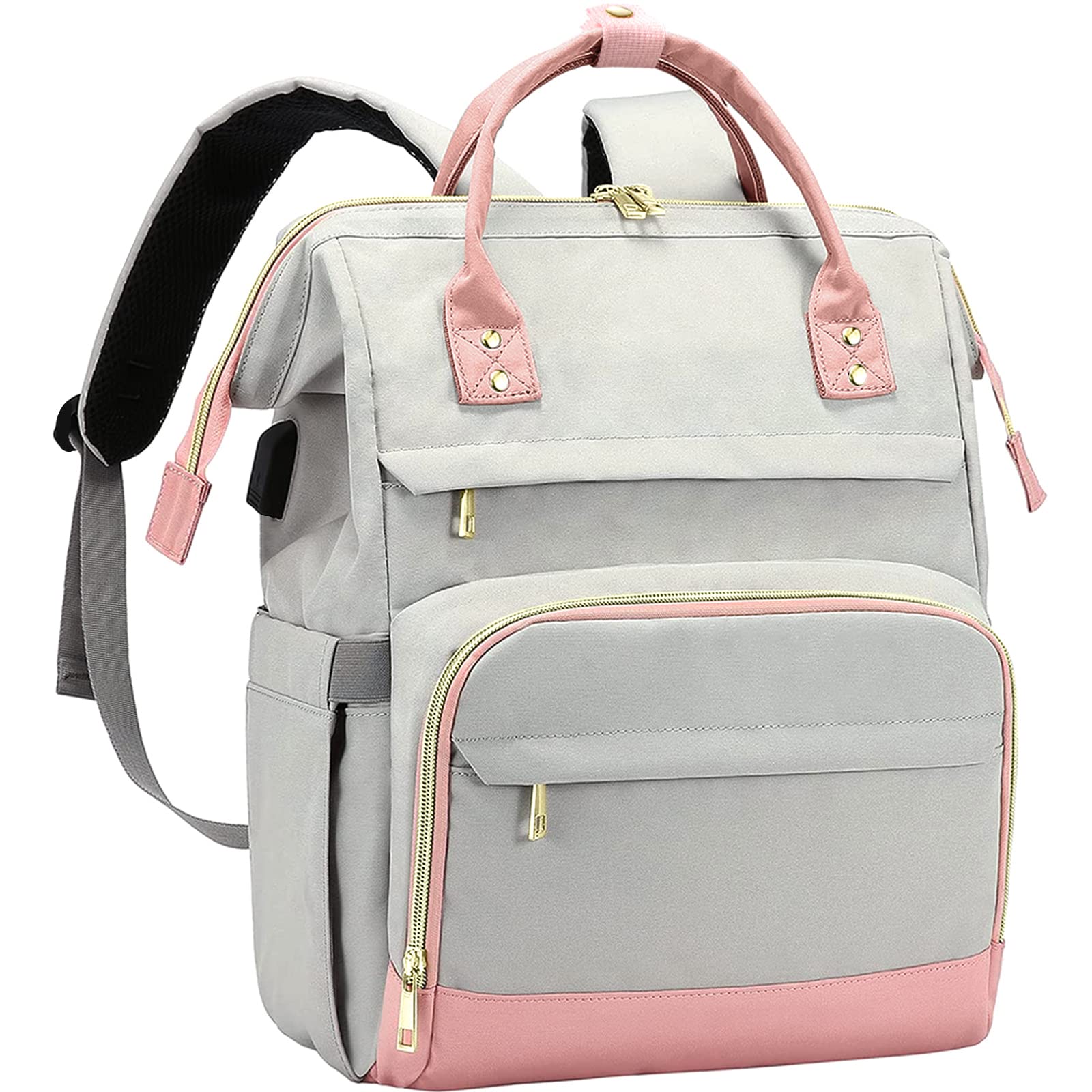 Waterproof Laptop Backpack with USB Port for Women & Men - Work, Travel, School