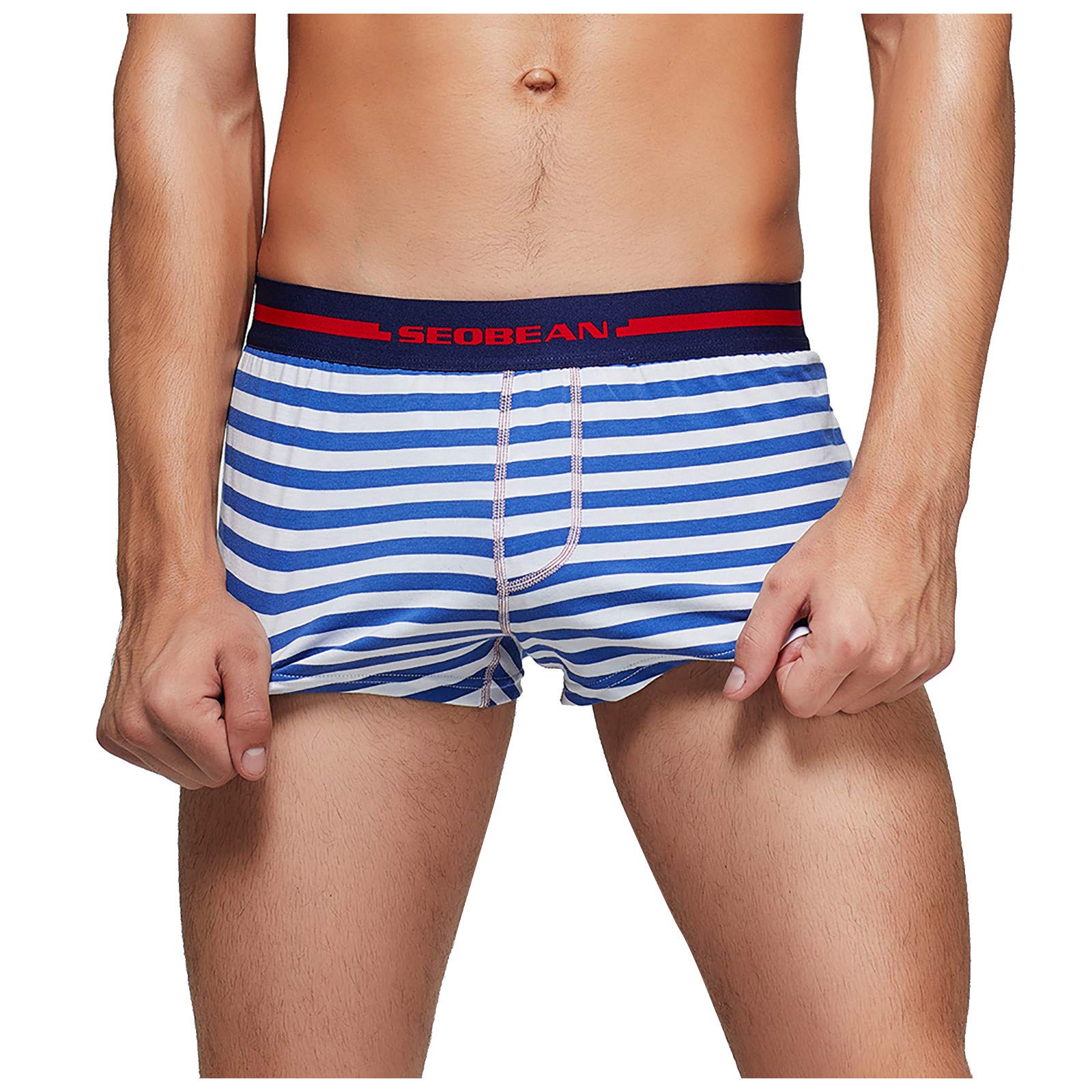 **KAPUALE Men's Printed Striped Pajama Pants - Soft Casual Lounge Pants for Home & Sleep - Comfortable Breathable Underwear for Relaxing & Lounging**