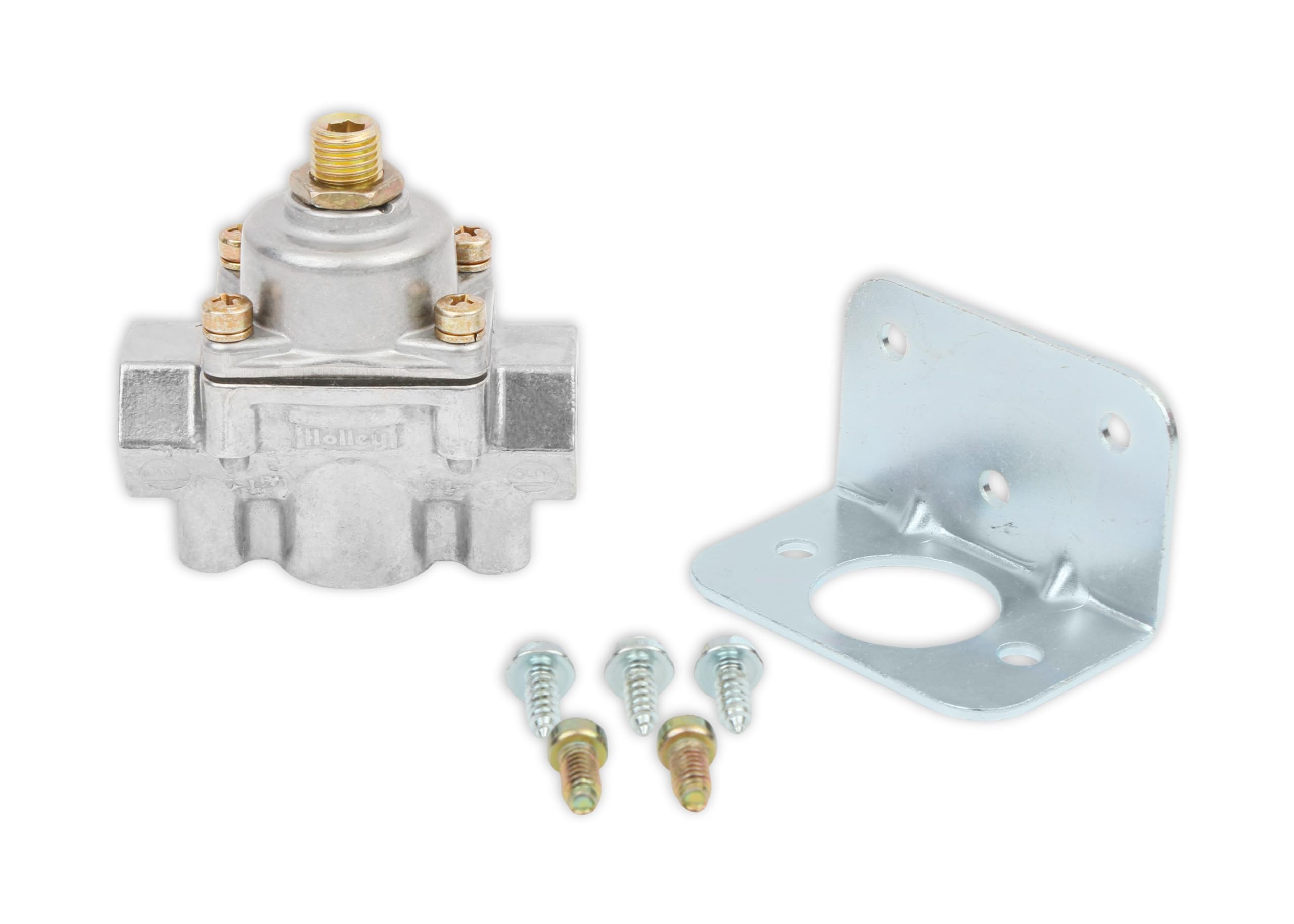 Holley 12-803BP Bypass Fuel Pressure Regulator for Carbureted Engines - Improve Performance in Hot Rods, Muscle Cars & Classic Vehicles