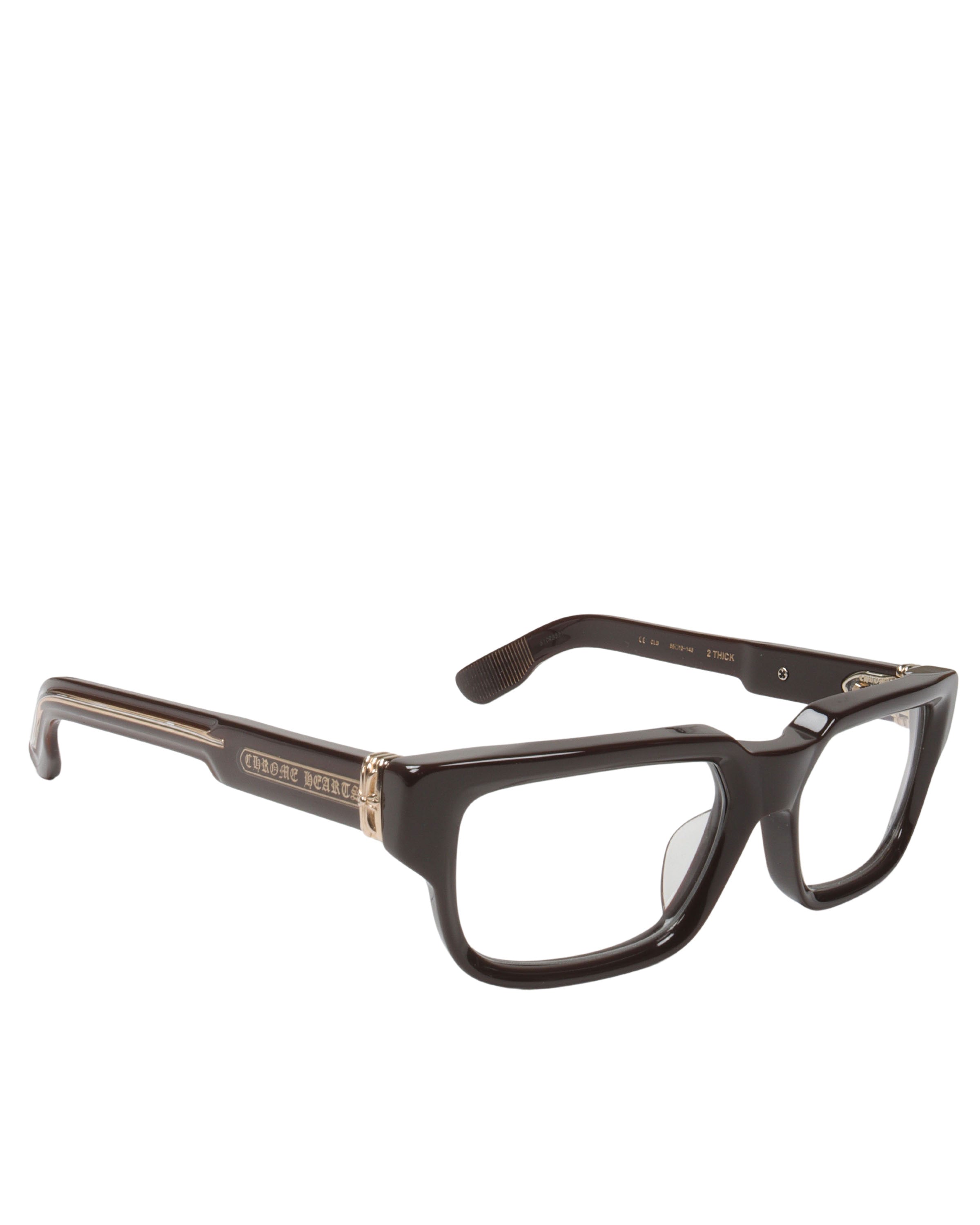 2 Pack Thick Prescription Glasses for Men & Women - Durable HD Lenses for Reading & Computer Use - Stylish Frames for Daily Wear & Office Use