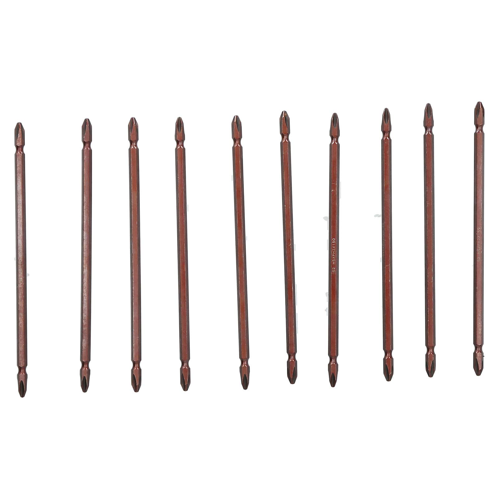 Marhynchus PH2 Cross Screwdriver Bit - Double-End Hex Shank Screwdriver Bits Set (5mm/150mm) - Perfect for DIY Projects, Furniture Assembly & Electronics Repair
